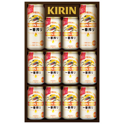 キリン一番搾りセット 2種12缶