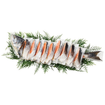 『北海道産塩時鮭姿切身(半身) 700g』